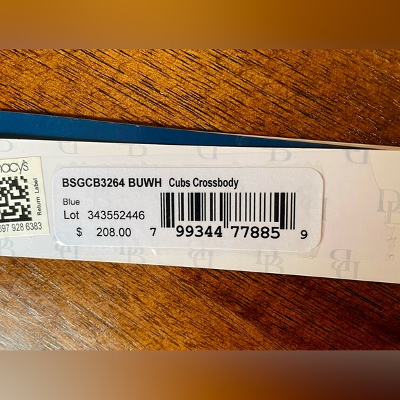 Dooney & Bourke Chicago Cubs MLB Large Crossbody NWT - Picture 9 of 15